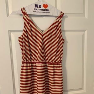 LOFT v-neck, elastic waist dress Size 12P